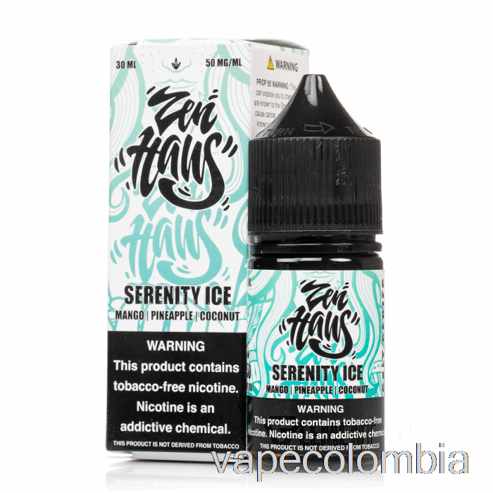 Kit Vape Completo Serenity Ice - Sales Zen Haus - 30ml 50mg